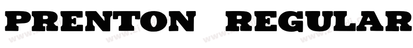 Prenton  Regular字体转换